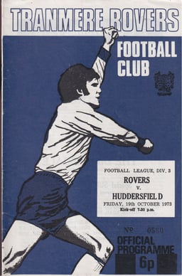 Tranmere Rovers v Huddersfield Town Match Programme 1973-10-19